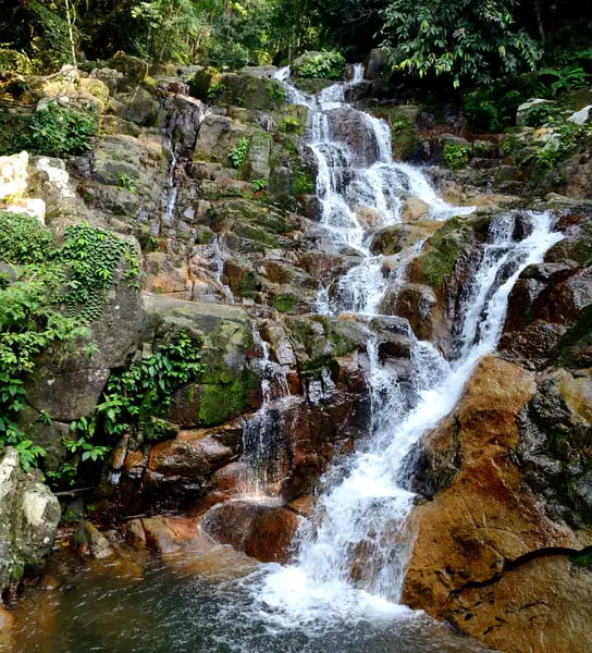 Waterfall in the jungle of Tioman island