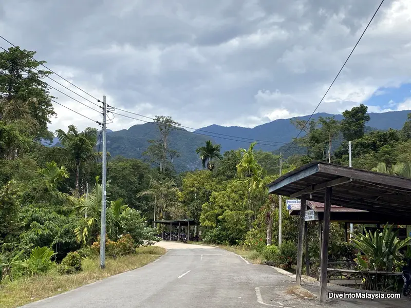 Road to Mulu National Park from the Airport
