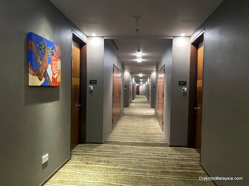 Traders Hotel KL Hallway to my room
