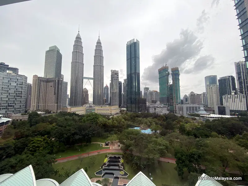 Traders Hotel KL Views from my Tower View Room