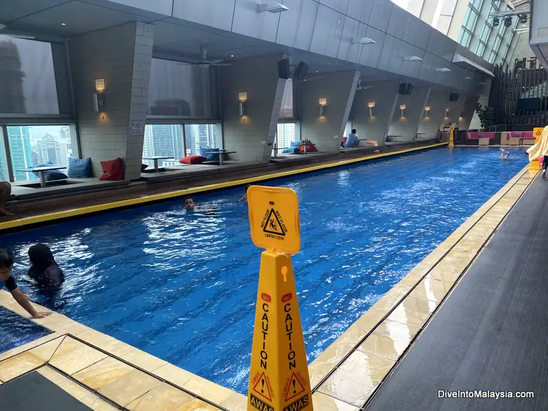 Traders Hotel KL pool and skybar