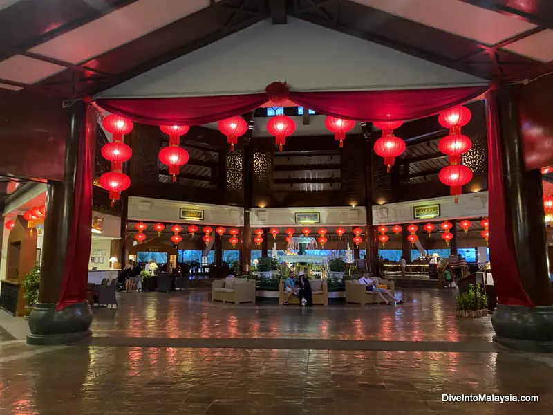 Berjaya Langkawi Resort Reception in the evening