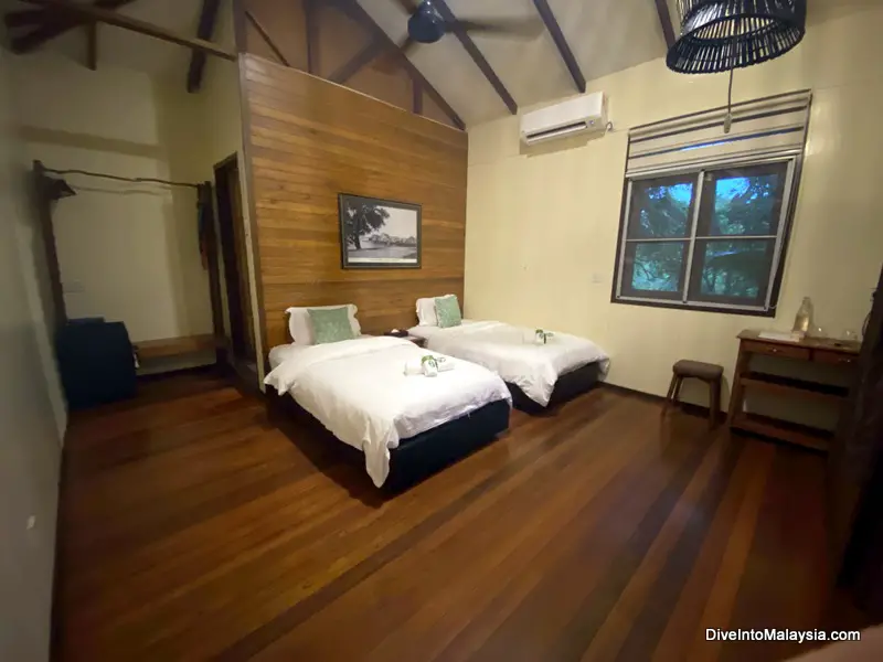Sepilok Forest Edge Resort twin chalet