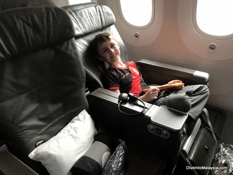 The seat reclined is not much different to it upright