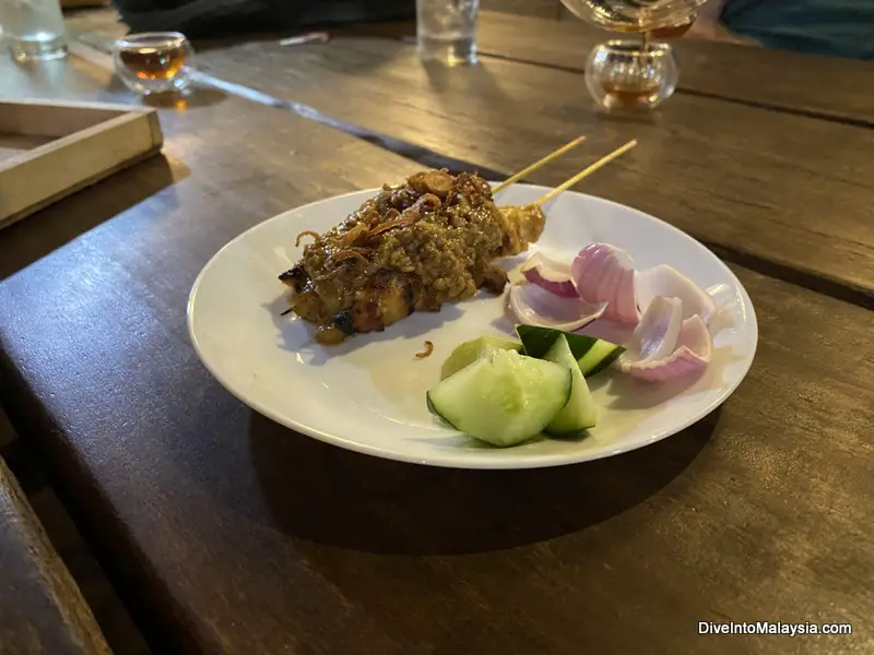 food tours Penang first stop satay