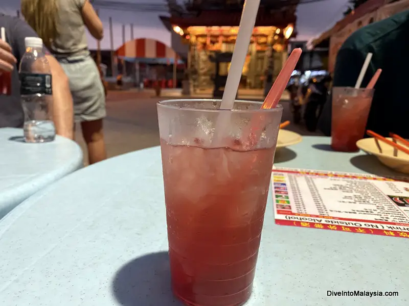 food tour Penang nutmeg juice