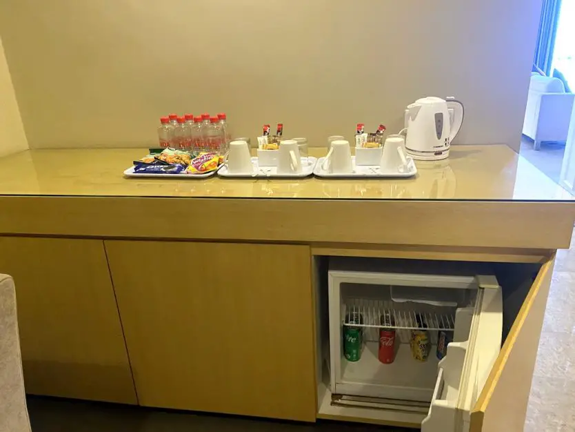 Berjaya Times Square Two bedroom suite Complimentary mini bar and tea and coffee making facilities