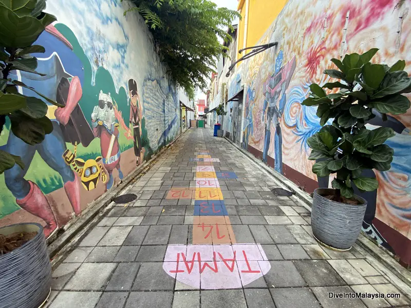 Maharani Mural Lane Muar