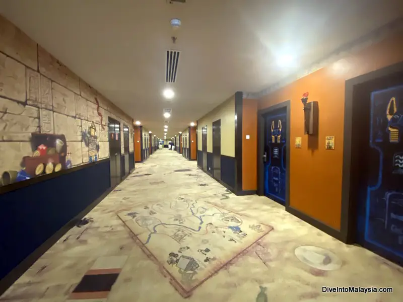 Legoland Hotel Malaysia Our adventure-themed hallway