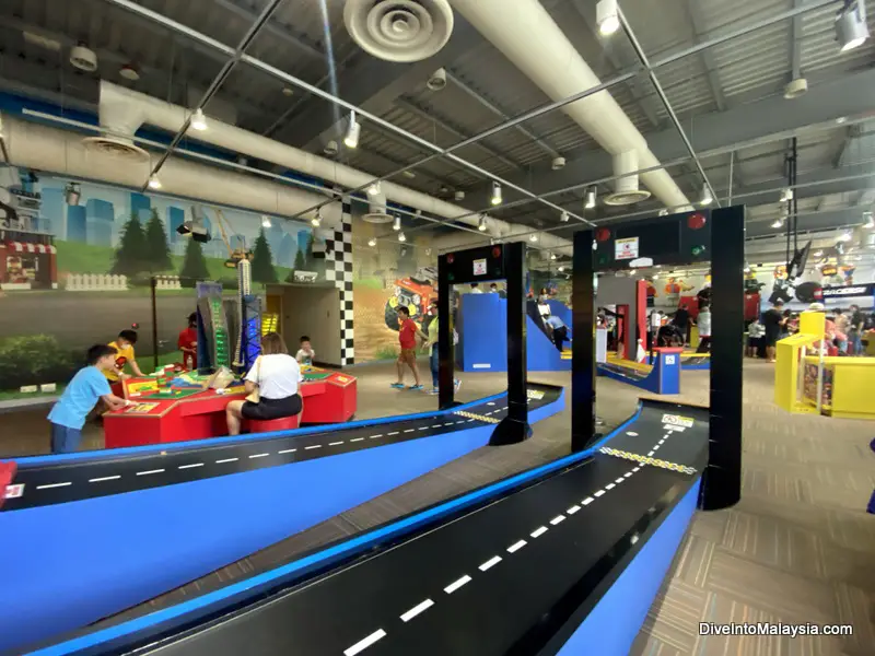 Legoland Malaysia Imagination land with race car building
