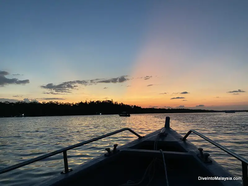 Santubong Wildlife Cruise sunset