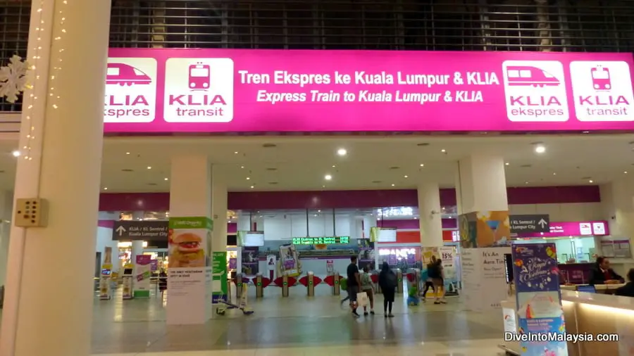 KLIA2 to KLIA transit station