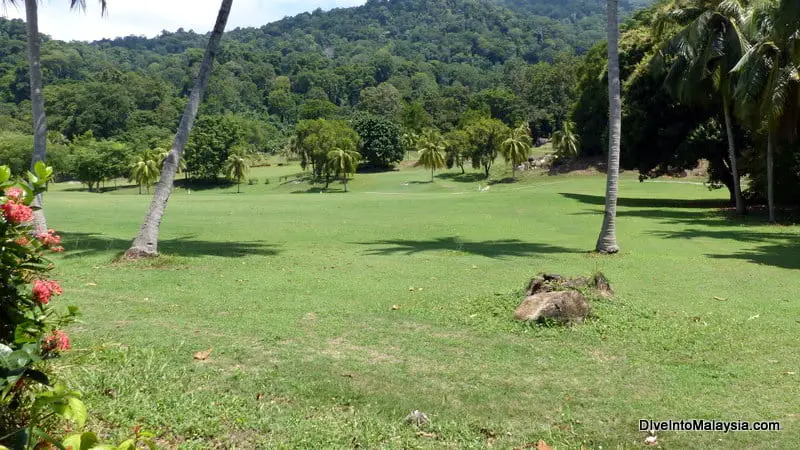 Golf course at Berjaya Tioman