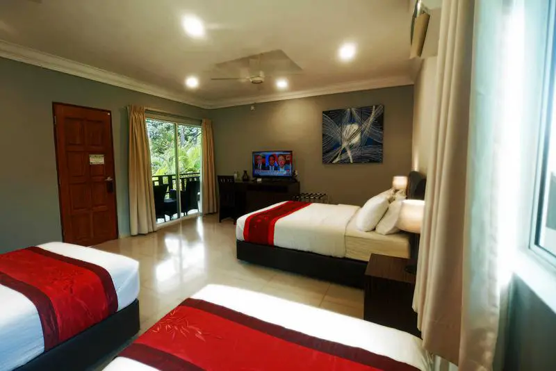 Deluxe quad room at Tioman Dive Resort